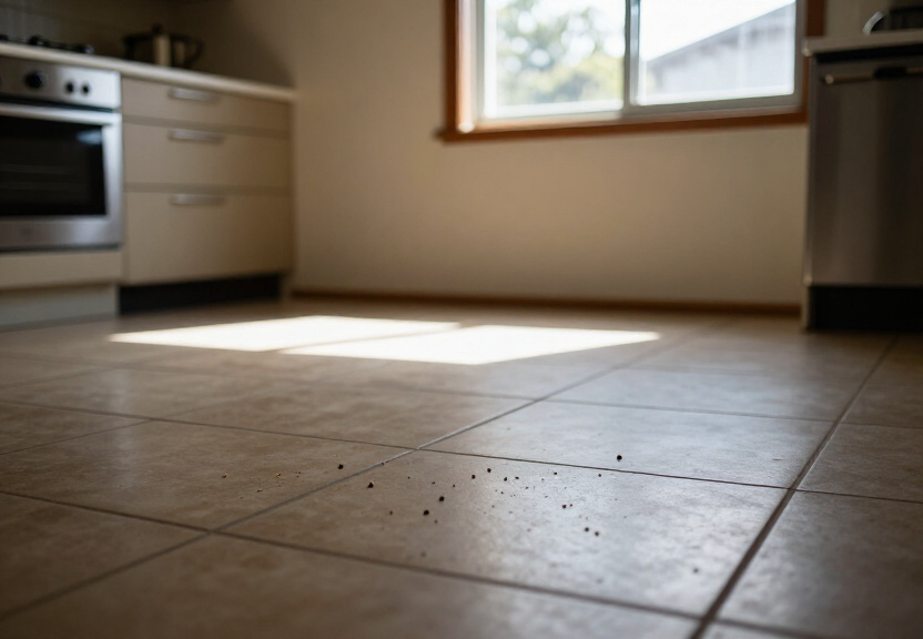 Bathroom free of ants after treatment