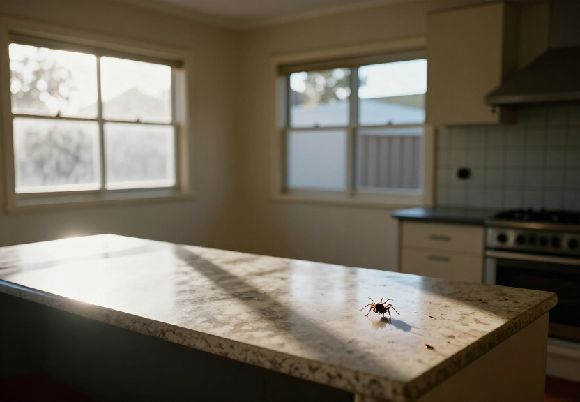 Ant trail in a Cammeray bathroom before treatment